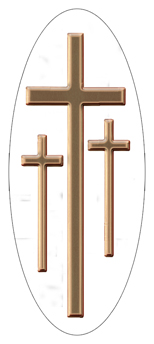 340 D516 517 WT CP 3 Crosss White Copper